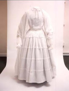 Charlotte Bronte replica wedding dress
